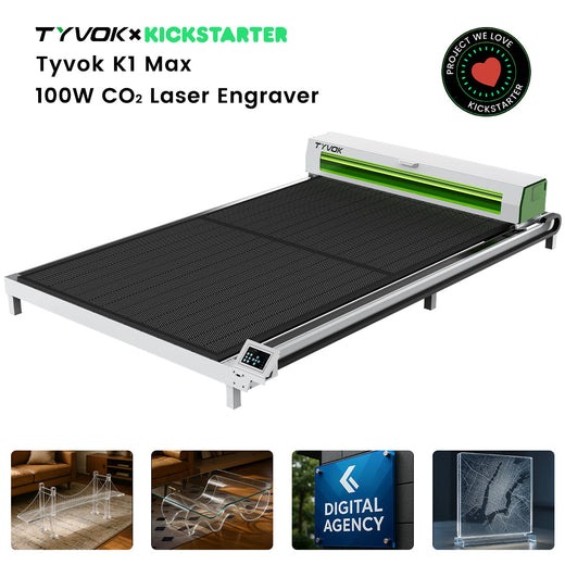 TYVOK K1 100W CO2 laser engraver
