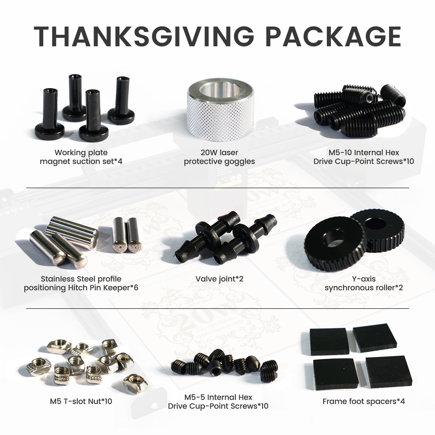Tyvok - Thanksgiving Accessories Pack for X1 Series - Spider-Laser