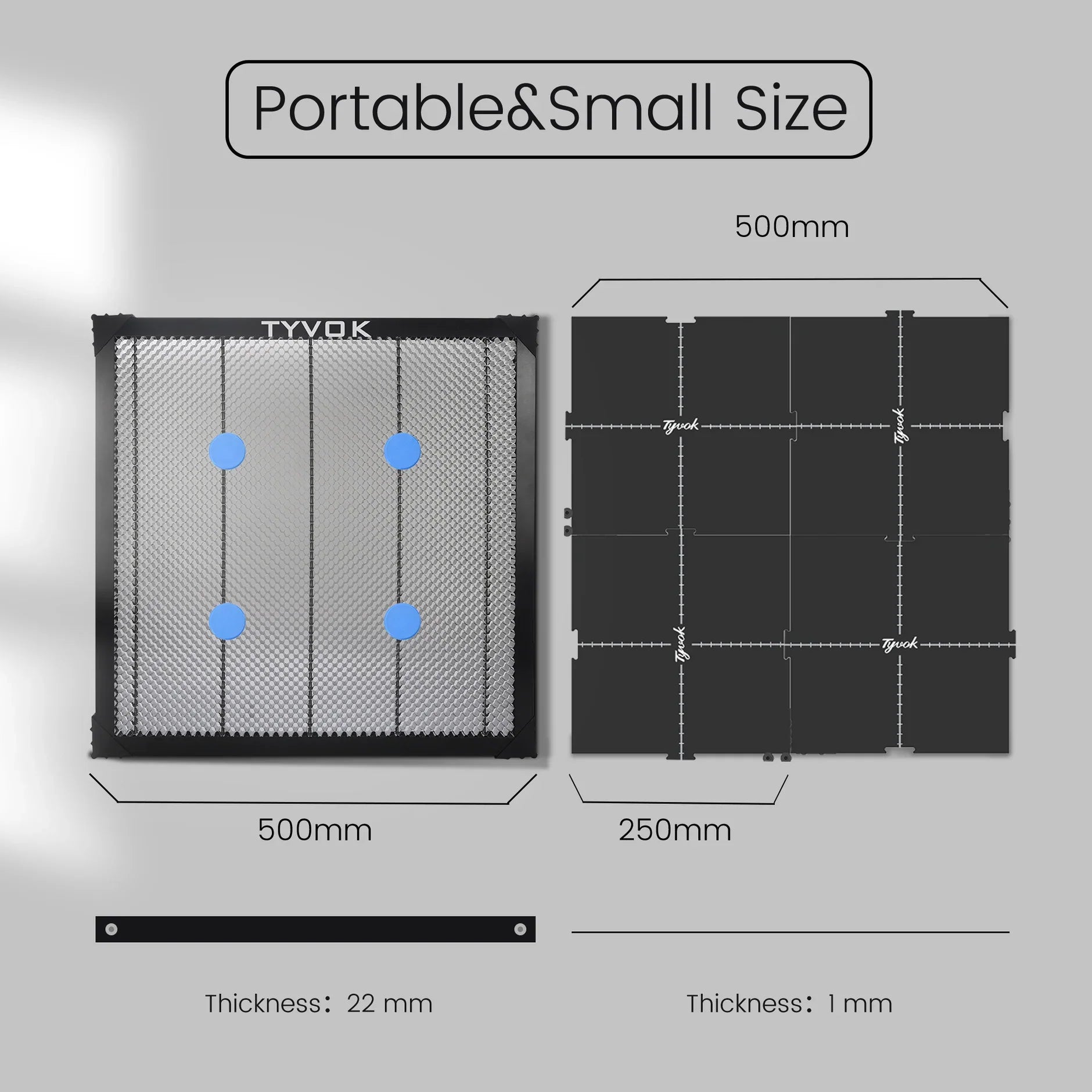 Tyvok - Flexible Honeycomb Working Plate - Spider-Laser