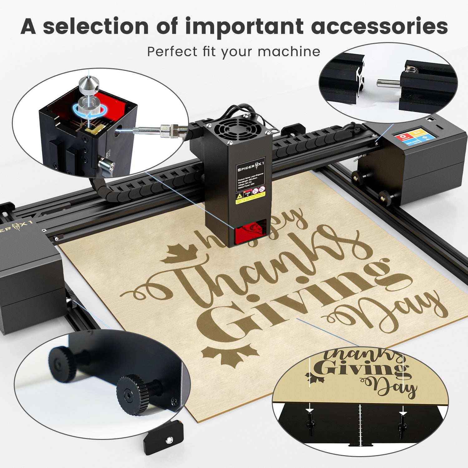 Tyvok - Thanksgiving Accessories Pack for X1 Series - Spider-Laser