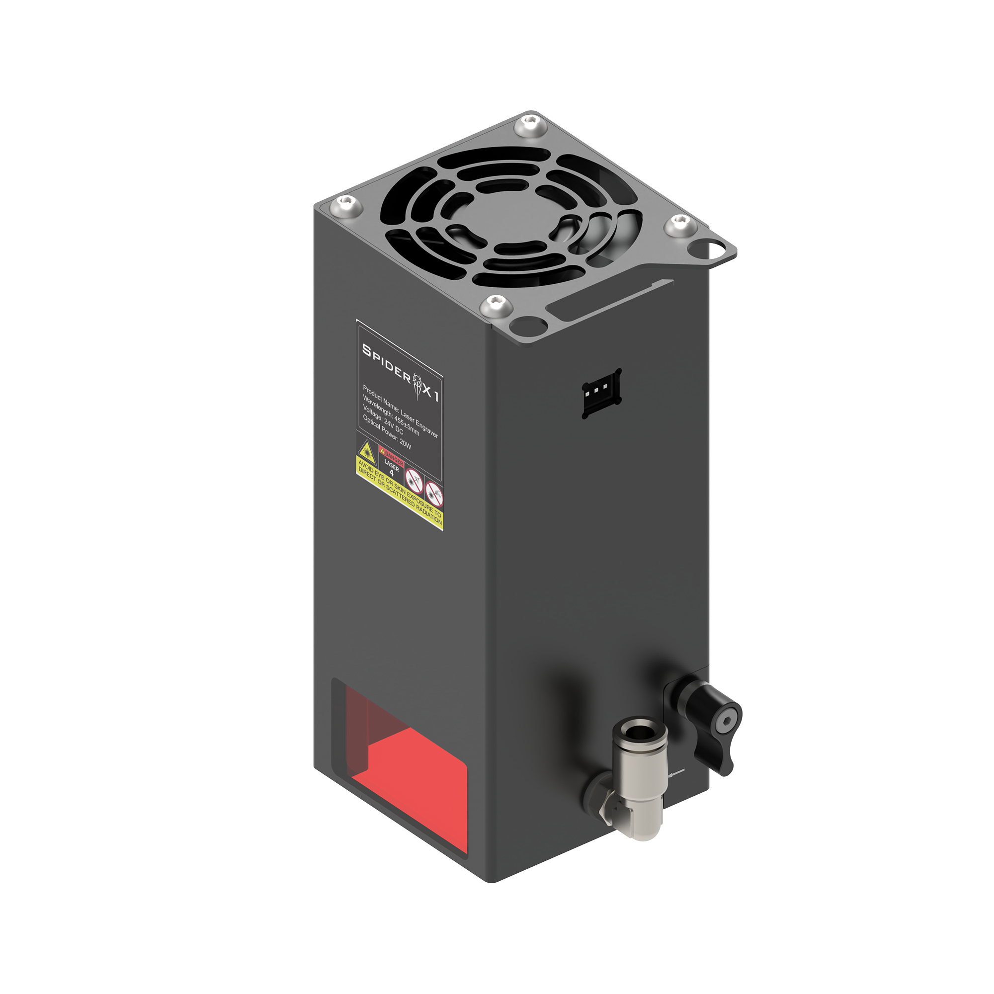 Tyvok - Spider X1 20W Laser Head - Spider-Laser