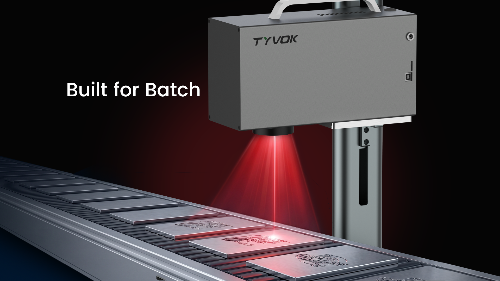 TYVOK P2 Ultra 20W fiber metal engraver