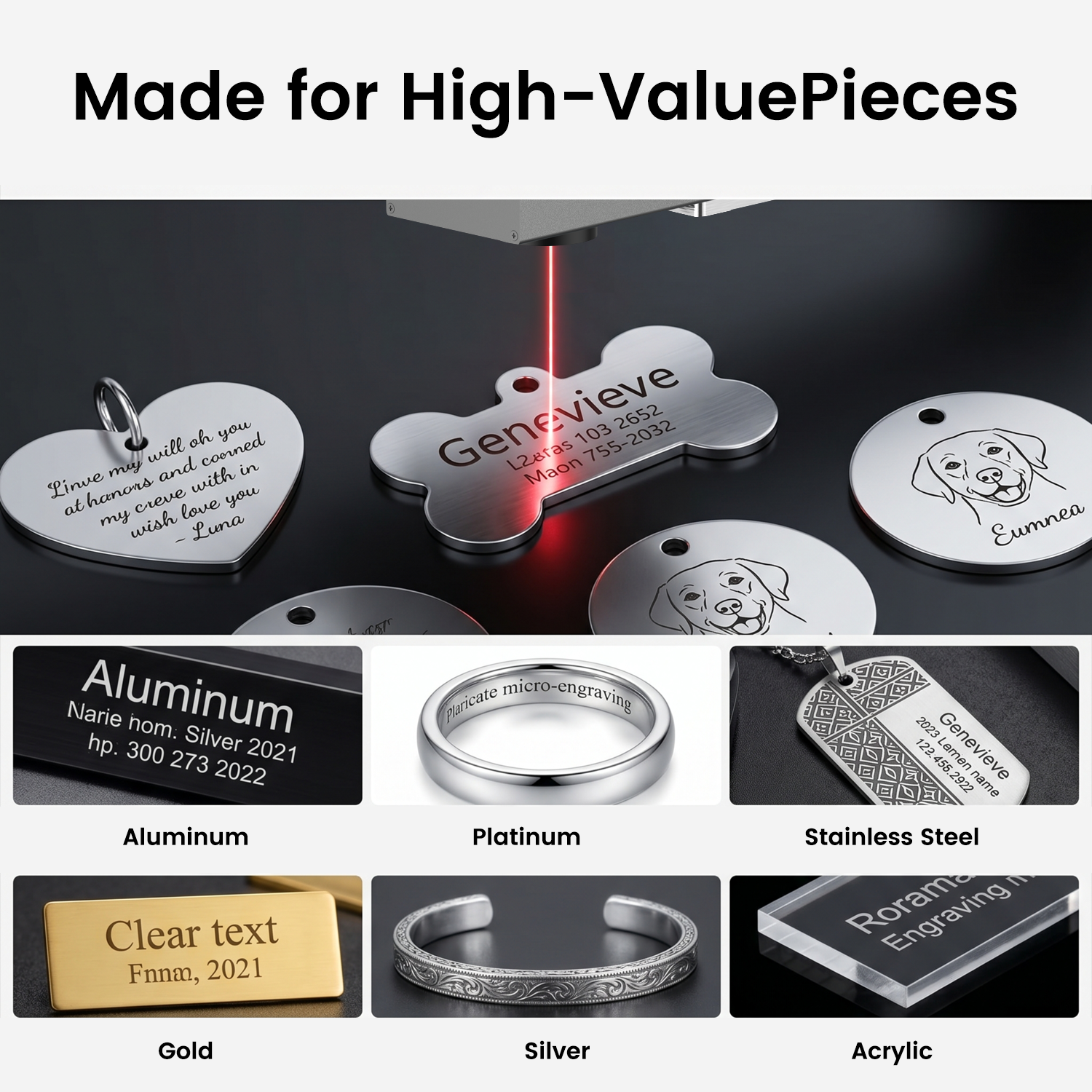 TYVOK P2 Ultra 20W fiber metal engraver