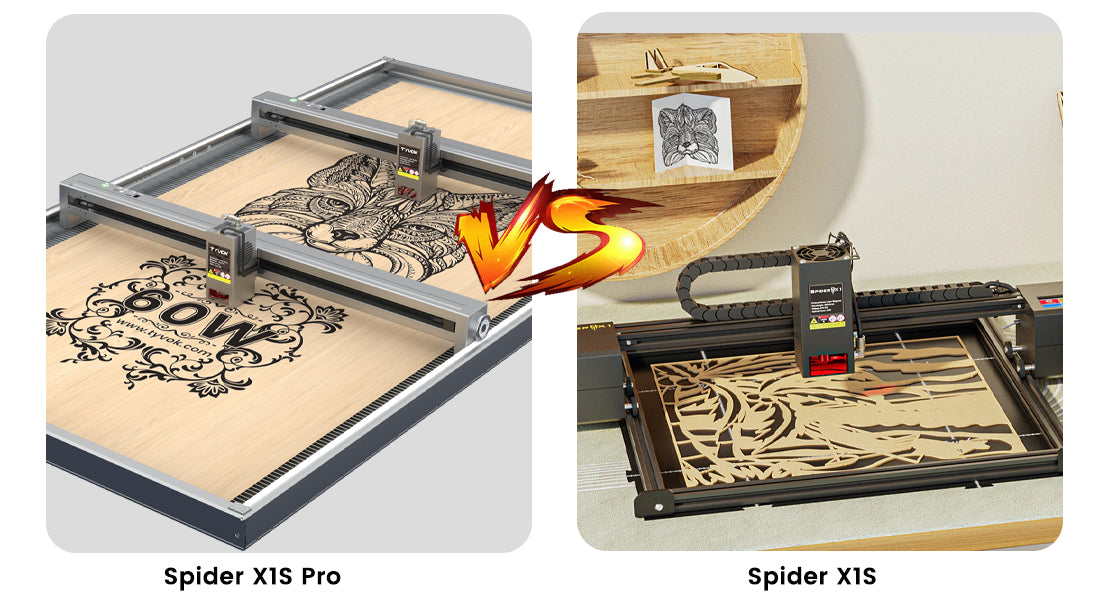 Tyvok Spider X1S vs. Tyvok Spider X1S Pro: The Perfect Fit for Your Laser Engraving Needs