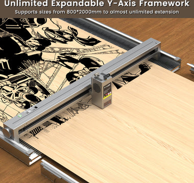 TYVOK X1S Pro 800x2000mm Laser Engraver product image 4