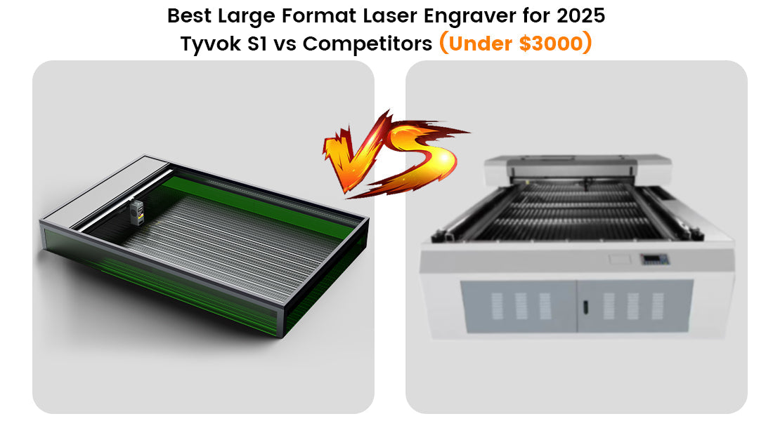 Best Large Format Laser Engraver for 2025: Tyvok S1 vs Competitors (Under $3000)