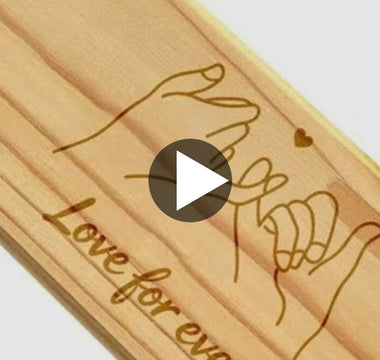 TYVOK P2 wood gift engraving video preview