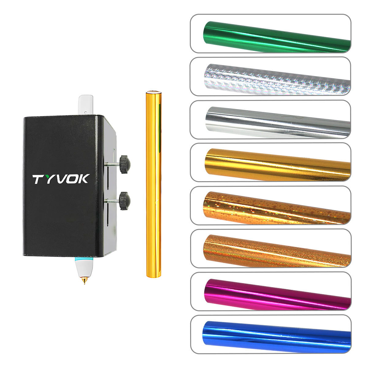 Tyvok - Versatile Adjustable Heated Hot Foil Pen