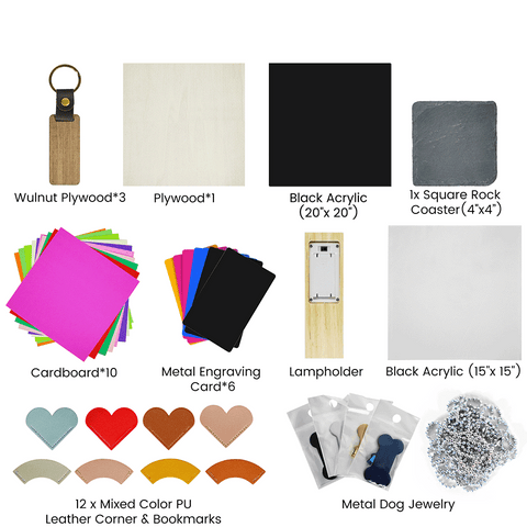 Tyvok – Premium-Materialpaket für Lasergravierer
